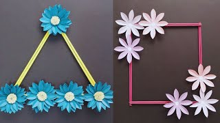 Easy Paper Wall Hanging Craft  Wall Hanging  Home Decor [upl. by Kauslick703]