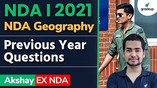 NDA Geography Previous Year Questions  NDA I 2021  NDA Online Classes  Gradeup [upl. by Refinaj]