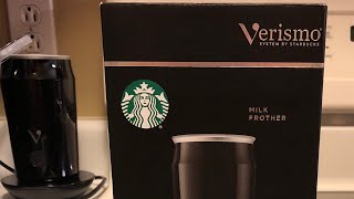 Starbucks Verismo Milk Frother Mini Review [upl. by Nroht]