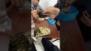 Eating Mummy Ke Hato Ka ￼Sarso Da Saag College shorts [upl. by O'Gowan897]