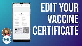 How to Correct Errors in COVID19 Vaccine Certificate All Questions Answered [upl. by Corder700]