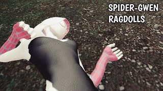 SPIDERGWENGwen Stacy RAGDOLLS DEATHS COMPILATION  FEMALE RAGDOLLS COMPILATION [upl. by Enelear]