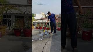 How to clean chimney mesh at home  How to Remove Oil From Chimney Jali amp Mesh  High Pressure Jet [upl. by Anniroc]