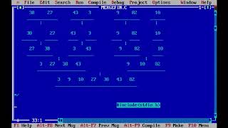 C Program For Merge Sort Algorithm [upl. by Hally]