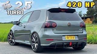 VW Golf MK5 25 TFSI  Review on Autobahn [upl. by Scammon]