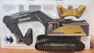 Rc Excavator Volvo 114 HuiNa 1592  Rc Beko Indonesia  Unboxing [upl. by Stuckey146]