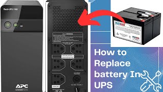 How to Replace Ups Battery at Home ₹1600 [upl. by Elesig]