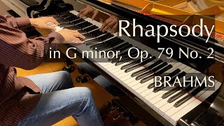 ラプソディ 第2番 ト短調 作品79−2（ブラームス）Brahms  Rhapsody in G minor Op 79 No 2  pianomaedaful [upl. by Shafer991]