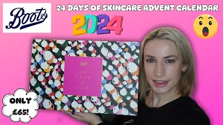 Boots Advent Calendar 2024  24 Days Of Skincare [upl. by Newsom]