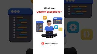 What are Custom Exceptions  exception customexception javaexception java [upl. by Crescantia]