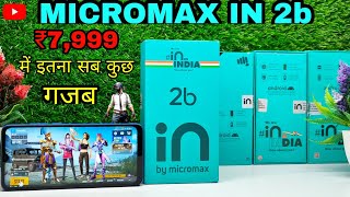 Micromax in 2b Blue ⚡ Unboxing  BGMI Gaming Test  Video Test  Camera Test  Price 7999 [upl. by Darnok530]