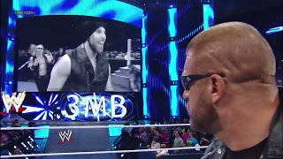 The Shield and 3MB barge in on Triple Hs return to SmackDown SmackDown April 12 2013 [upl. by Marys]