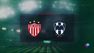 Presentadores Necaxa vs Monterrey AP19 [upl. by Ahsasal]