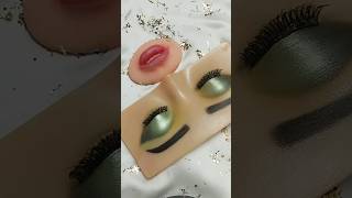 Light Green Eye Makeup Tutorial inspired by An Knook foryou beauty ytshort ytviral makeup [upl. by Euqinahc]