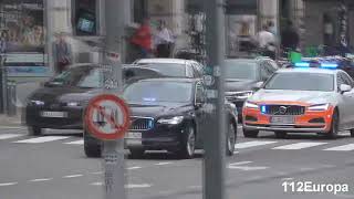 Politie rijopleiding met spoed in Brussel [upl. by Koral]