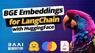 How to use BGE Embeddings for LangChain and RAG [upl. by Yremrej]