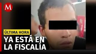 Trasladan a responsable del ataque en el metro Tacubaya a la Fiscalía General de la CdMx [upl. by Dracir]