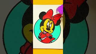 Sand painting Minnie Mouse [upl. by Ressay597]