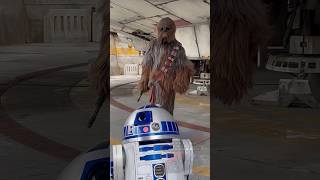 Adorable moment between Chewbacca amp R2D2 shorts short shortsfeed [upl. by Ordnasil]