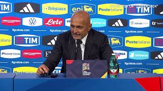 FranciaItalia 13 Spalletti quotSiamo stati giganti quanto i nostri avversari Non cambieremo piùquot [upl. by Latreshia660]