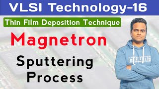 Magnetron Sputtering Process In Hindi  Magnetron Sputtering  Thin Film Deposition Technique [upl. by Atirehgram292]