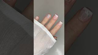 Dip Powder Nails At Home 🤍✨ nailsathome dippowdernails dippowder nails diynails naildesign [upl. by Elegna]