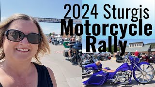 2024 Sturgis Motorcycle Rally  OPENING DAY HOT DAY on Main Street All the Action amp EMS [upl. by Clauddetta]