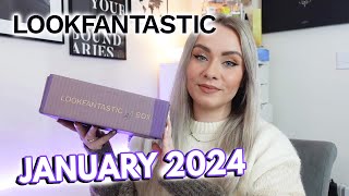 LOOKFANTASTIC BEAUTY BOX JANUARY 2024 UNBOXING  The first beauty box of 2024✨  MISS BOUX [upl. by Saylor]