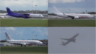 Plane Spotting at East Midlands Airport  Easter Monday 10th April 2023 [upl. by Eddra]