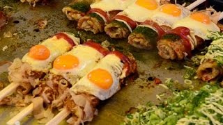 Street Food Japan  A Taste of Delicious Japanese Cuisine [upl. by Oriel]