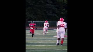 Defensive End Pick 6 micdup football viralvideo [upl. by Charline]