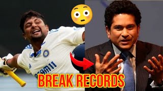 Sarfaraz khan break record 😳 [upl. by Eirrok]