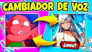 💎 Cómo CAMBIAR Tu VOZ por CUALQUIER otra VOZ 🔊 GRATIS EL MEJOR CAMBIADOR DE VOZ 🔥 Fácil y Rápido [upl. by Wichman425]