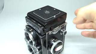 ROLLEIFLEX ローライフレックス 35F Planar プラナー 75mmF35  インテンスクリーン  革ストラップ [upl. by Adli924]