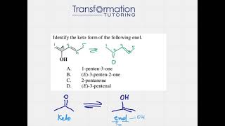 How To Identify The Keto Form Of The Following Enol  A Simple Trick Organic Chemistry Made Easy [upl. by Flavian]