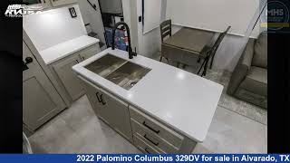 Magnificent 2022 Palomino Columbus Fifth Wheel RV For Sale in Alvarado TX  RVUSAcom [upl. by Conny871]