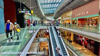 Westfield Stratford Shopping Mall  London England 🇬🇧  Virtual Walking Tour 4k HDR 2022 [upl. by Syhr]