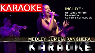 KARAOKE  Maria Jose Quintanilla  Medley Cumbia Ranchera [upl. by Miche]