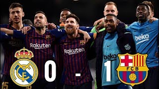 Real Madrid vs Barcelona 01 La Liga 2019  MATCH REVIEW [upl. by Anicnarf]