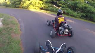 Manco go kart runs 212cc predator engine [upl. by Shippee235]