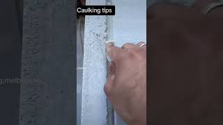 Caulking tips caulking goviral melbourne construction youtubeshorts [upl. by Brindell]