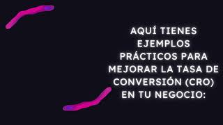 ¿Conoces el Conversion rate optimization o CRO [upl. by Hosea]