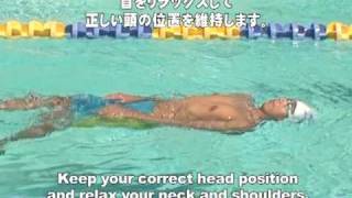 Back Balance Head Position for Freestyle and Backstroke [upl. by Moffit338]