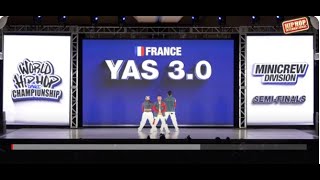 Yas 30  France  MiniCrew Division  2024 World Hip Hop Dance Championship Semifinals [upl. by Faxun720]