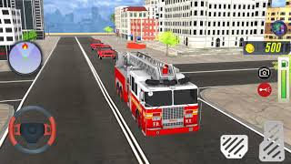 Fire Truck Driving Rescue 911 Simulator  Fire Engine Games1  Android Gameplay [upl. by Cummins]