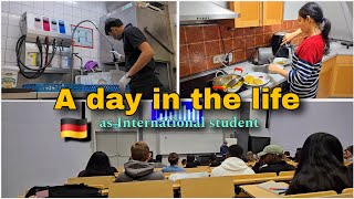 A day in the life of an International student in Germany [upl. by Sualakcin721]