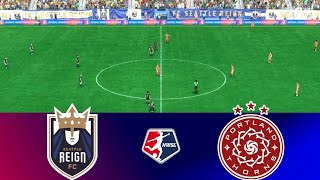 Seattle Reign vs Portland Thorns FC  June 16 2024  NWSL  FC 24 Gameplay [upl. by Adair]