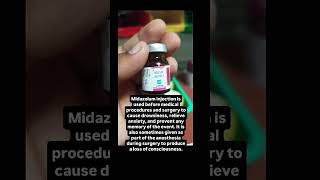 Midazolam injection uses  anesthesia [upl. by Clarkson]