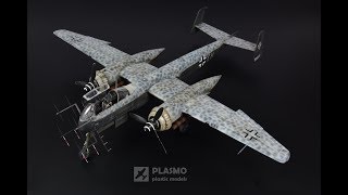 Heinkel He 219 Uhu Tamiya 148  Aircraft Model [upl. by Colas221]