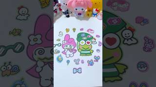 Mix My Melody vs Kerokerokeroppi keroppi sanrio shorts sticker sakura [upl. by Nicole]